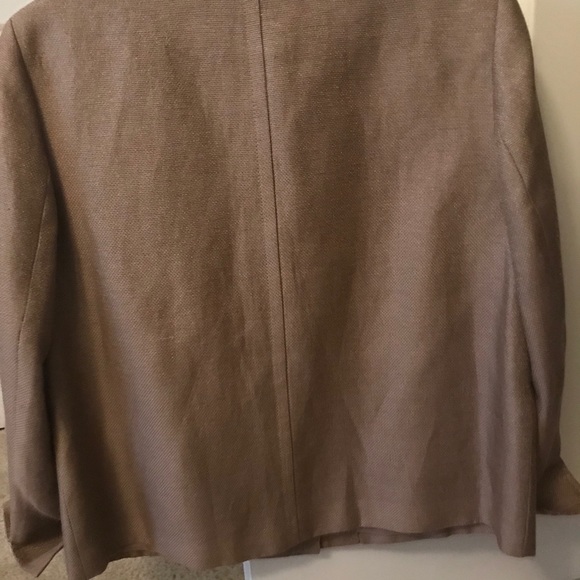 Talbots gold metallic jacket - Picture 6 of 7